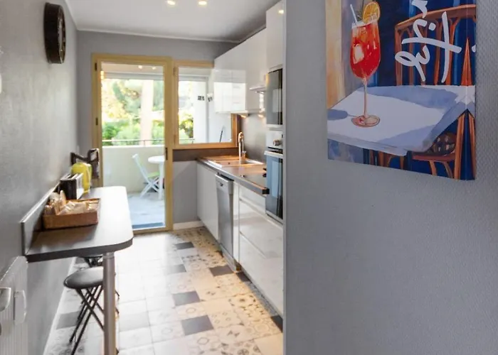 La - Spacious - Sea View - Parking - Ac - Pool Antibes