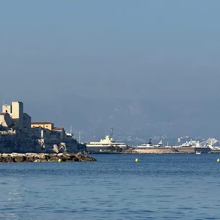 公寓 La - Spacious - Sea View - Parking - Ac - Pool 昂蒂布