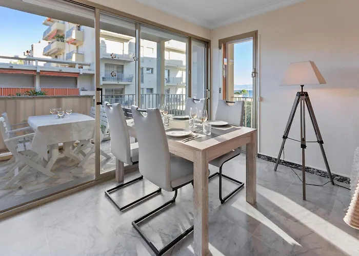 Daire La - Spacious - Sea View - Parking - Ac - Pool Antibes